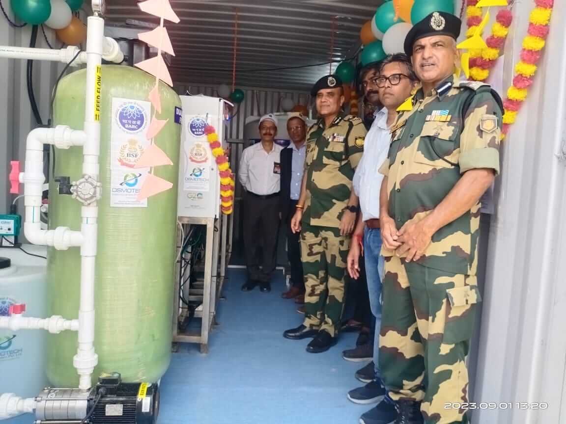 OSMOTECH Filtration Brings Clean Water to BSF Heroes in Bhuj Coast